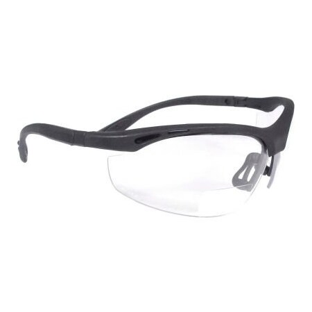 Radians Radians® CH1-115 Cheaters„¢ Bi-Focal Safety Glasses, Clear 1.5 Lens, Black Frame - Pkg Qty 12 CH1-115